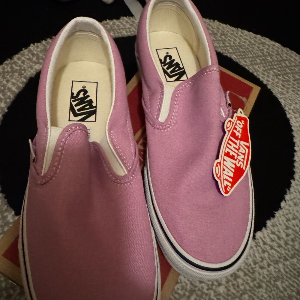 Vans Pink Slip-On Sneakers